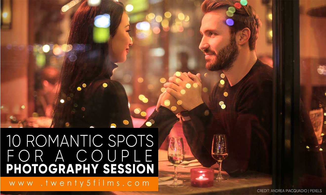 10 Romantic Spots for a Couple Photography Session