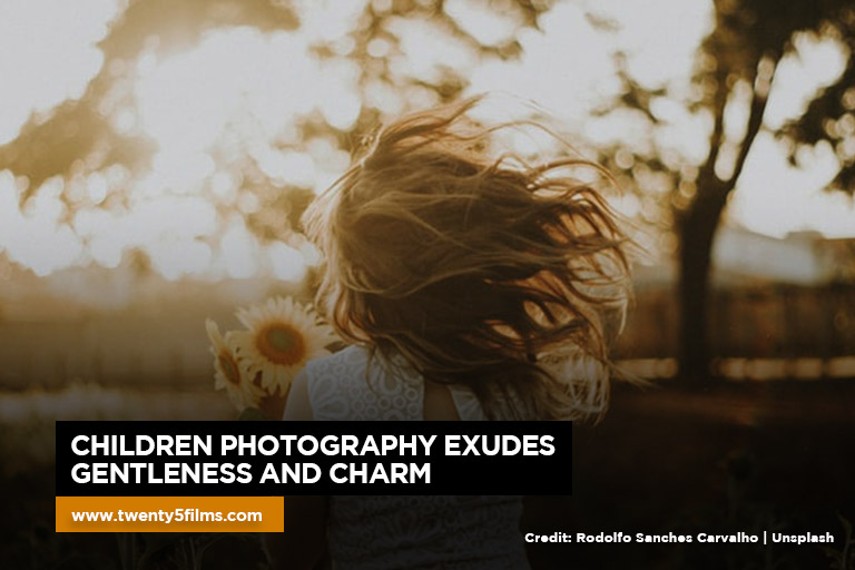 Children photography exudes gentleness and charm