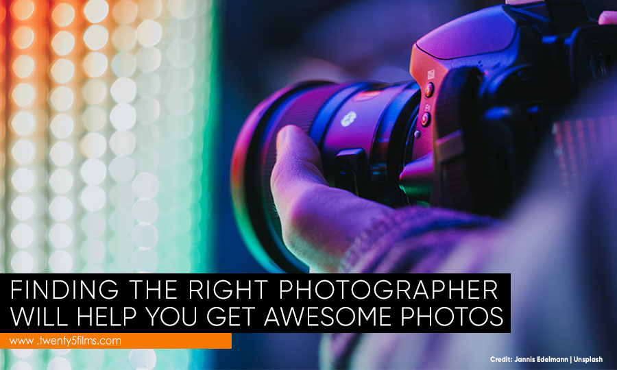 Finding the right photographer will help you get awesome photos