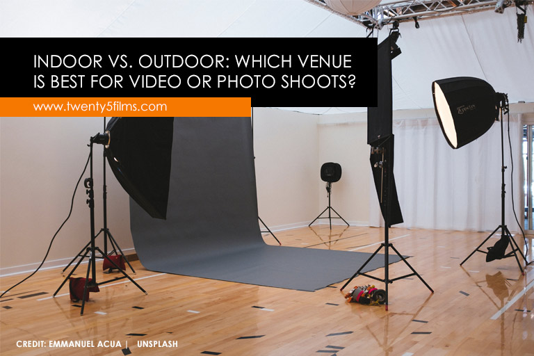 Indoor vs. Outdoor: Which Venue Is Best for Video or Photo Shoots?